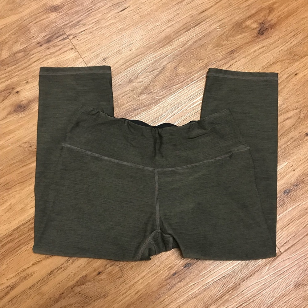 Olive capris leggings